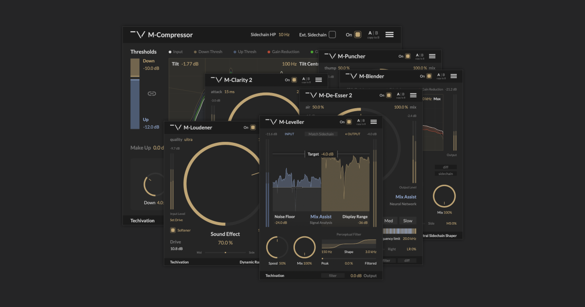 Techivation M-Bundle: All Techivation M-Series Plug-ins