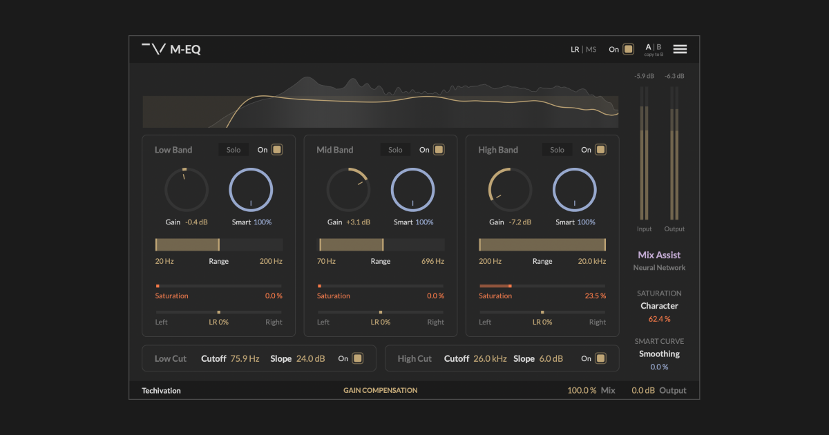 Techivation M-EQ: Context-Aware Adaptive EQ
