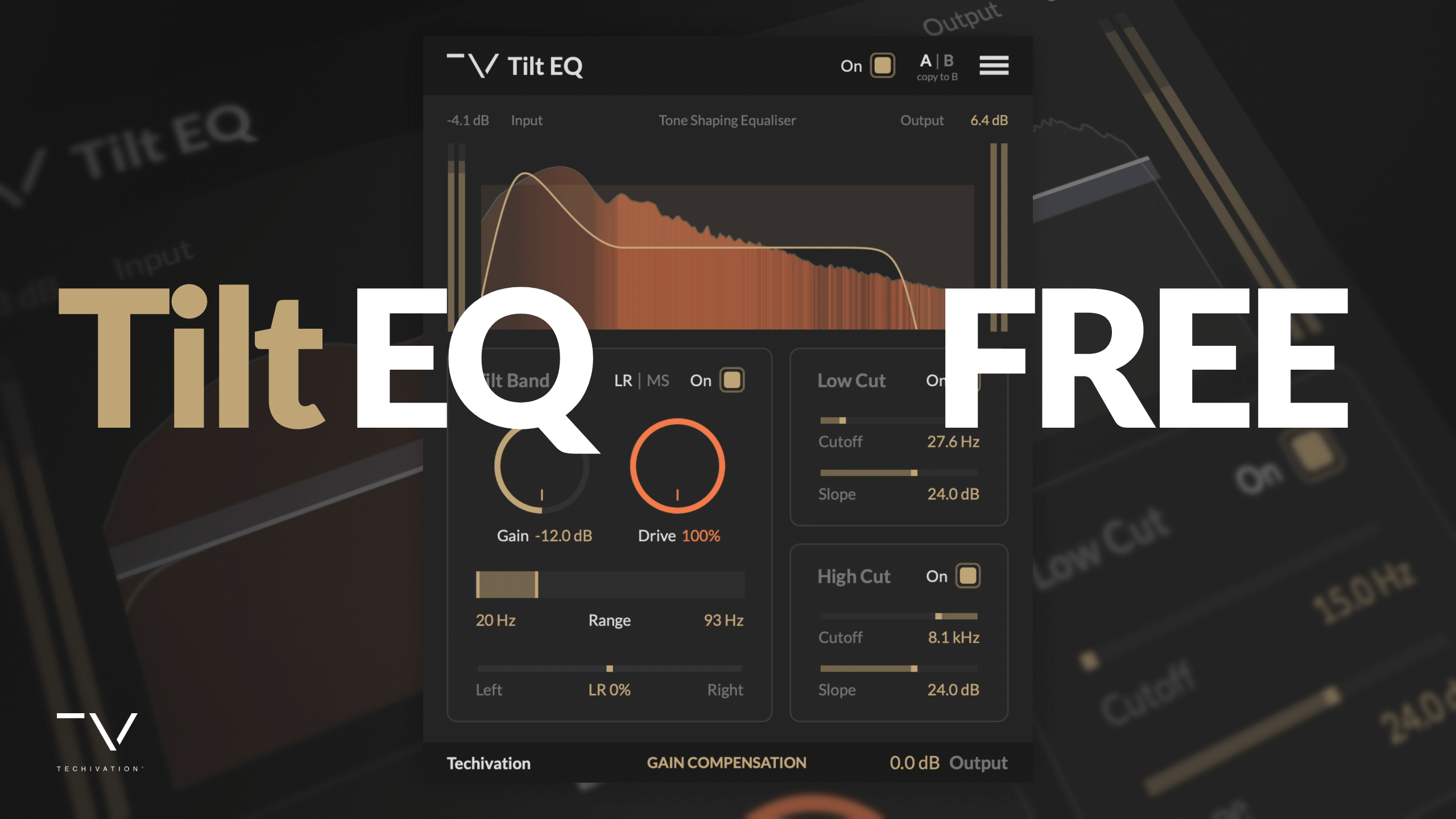 Techivation Tilt EQ — Free Plugin